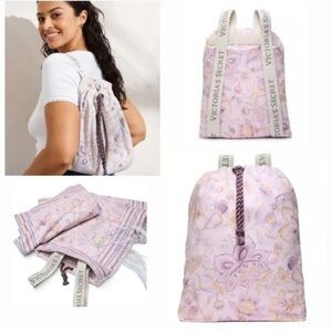 VS Pink Backpack Towel